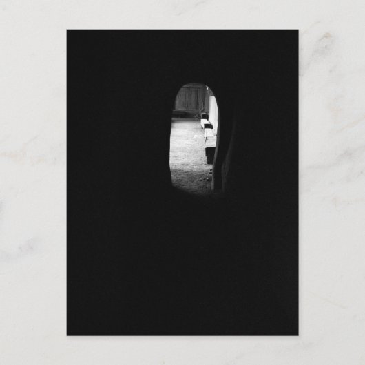 Licht am Ende des Tunnels Postkarte (Vorderseite)