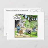 Licht am Ende des Tunnels Postkarte (Vorne/Hinten)