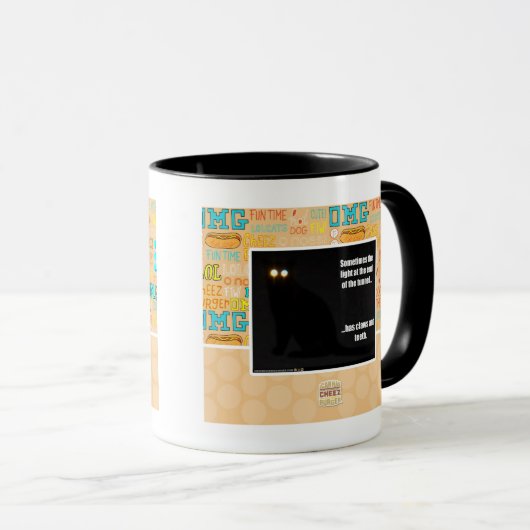 Licht am Ende des Tunnels Tasse (VorderseiteRechts)