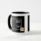 Licht am Ende des Tunnels Tasse (Vorderseite Links)