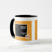 Licht am Ende des Tunnels Tasse (Vorderseite Links)