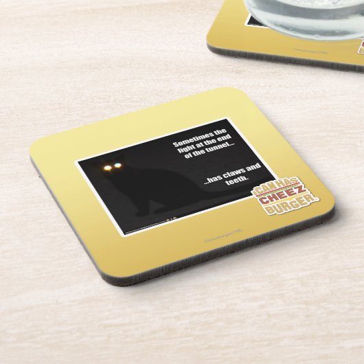 Licht am Ende des Tunnels Untersetzer (Linke Seite)