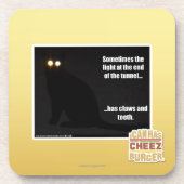 Licht am Ende des Tunnels Untersetzer (Vorderseite)