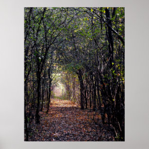 Licht am Ende des Weg-Plakats Poster