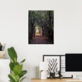 Licht am Ende des Wegplakats Poster (Heimbüro)