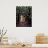 Licht am Ende des Wegplakats Poster (Küche)