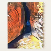 Licht am Ende einer Crevasse an der Küste Planer (Rückseite)