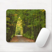 Licht am Ende eines Baumtunnels Mousepad (Mit Mouse)