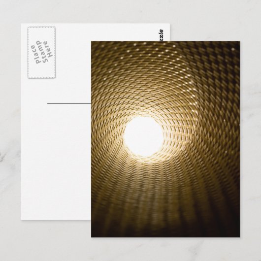 Licht am Ende eines Tunnels Postkarte (Vorne/Hinten)