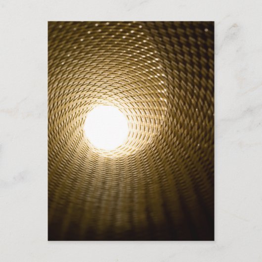 Licht am Ende eines Tunnels Postkarte (Vorderseite)