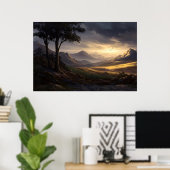 Licht am Horizont Poster (Heimbüro)
