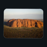 Licht am späten Nachmittag auf Uluru/Ayers Rock, Magnet<br><div class="desc">COPYRIGHT David Wall / DanitaDelimont.com | AU01 DWA1870.jpg | Spätes Nachmittagsleuchten auf Uluru / Ayers Rock,  Uluru - Kata Tjuta Nationalpark,  Welterbestätte,  Nordterritorium,  Australien - Luftwaffe</div>