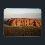 Licht am späten Nachmittag auf Uluru/Ayers Rock, Magnet<br><div class="desc">COPYRIGHT David Wall / DanitaDelimont.com | AU01 DWA1870.jpg | Spätes Nachmittagsleuchten auf Uluru / Ayers Rock,  Uluru - Kata Tjuta Nationalpark,  Welterbestätte,  Nordterritorium,  Australien - Luftwaffe</div>