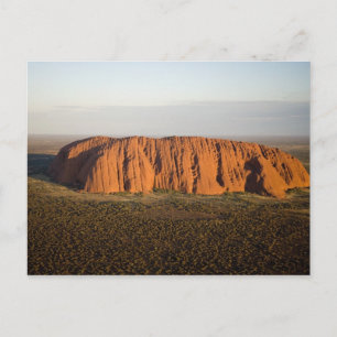 Licht am späten Nachmittag auf Uluru/Ayers Rock, Postkarte
