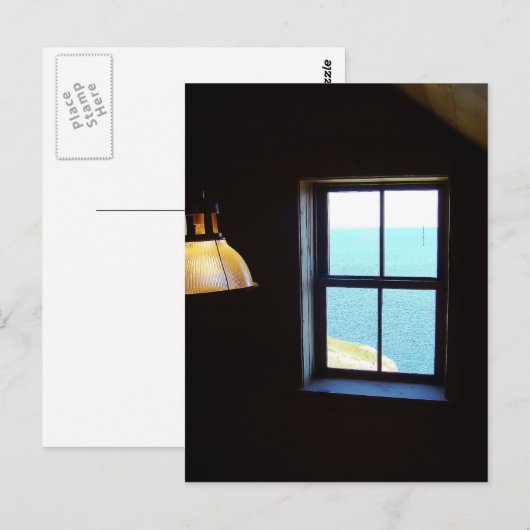 Licht an postkarte (Vorne/Hinten)