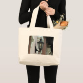 Licht, antike, Vintage, schwarze, Fotografie Jumbo Stoffbeutel (Vorderseite (Produkt))