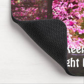 Licht auf dem Pfad Inspiration Mousepad (Ecke)