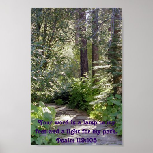 Licht auf meinem Weg Poster (Vorne)