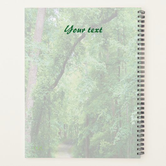 Licht auf meinen Weg Planer (Rückseite)