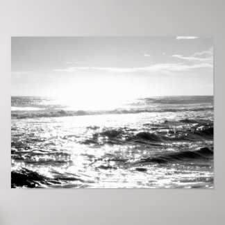 Licht auf Wasser Poster