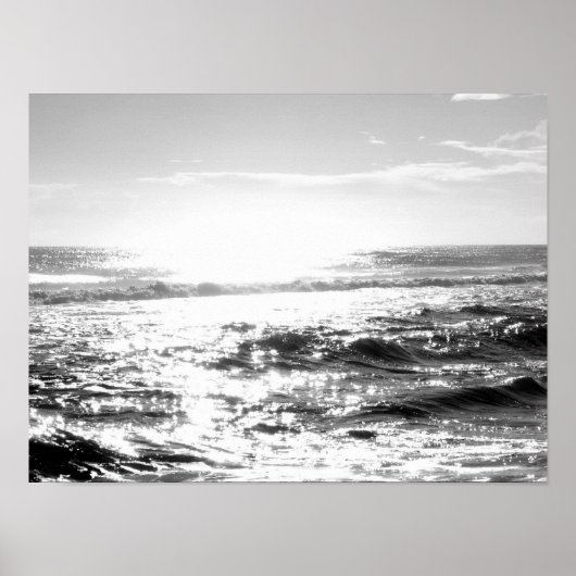 Licht auf Wasser Poster (Vorne)