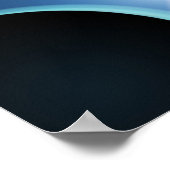 Licht aus der Dunkelheit - Genesis 1:4 Poster (Ecke)