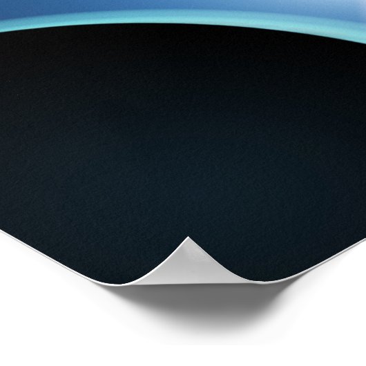 Licht aus der Dunkelheit - Genesis 1:4 Poster (Ecke)