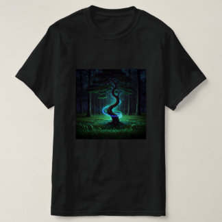 Licht aus einem gefleckten Baum T-Shirt