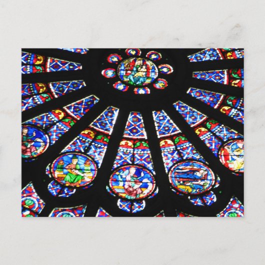 Licht aus Glas Postkarte (Vorderseite)