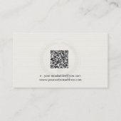 Licht Creme Umfang der Gerechtigkeit Wasserzeichen Visitenkarte (Rückseite)