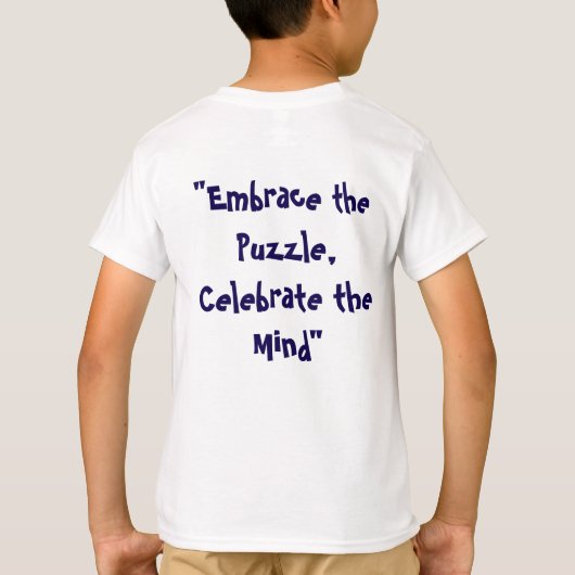 Licht: Das Rätsel des Autismus T-Shirt (Rückseite)