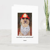 Licht deine Kerzen Karte (Rückseite)