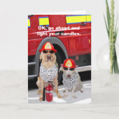 Licht deine Kerzen Karte (Vorderseite)