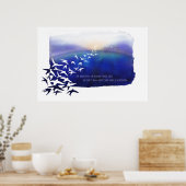 Licht der Einheit (Norwegisch) Poster (Küche)