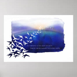 Licht der Einheit Poster