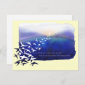 Licht der Einheit Postkarte (Vorne/Hinten)