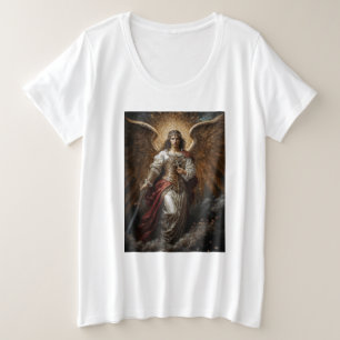 Licht der göttlichen Ordnung, Erzengel Michael Große Größe T-Shirt
