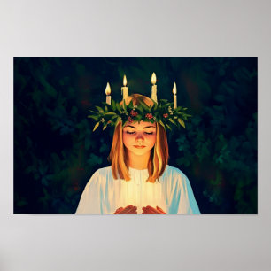 Licht der heiligen Lucia Poster
