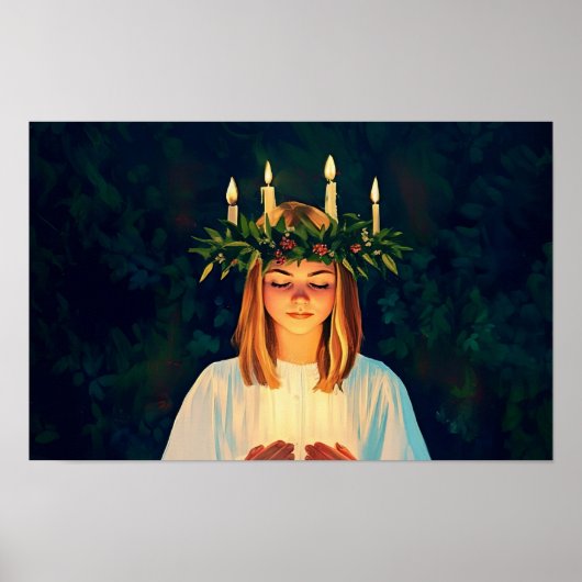 Licht der heiligen Lucia Poster (Vorne)