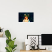 Licht der heiligen Lucia Poster (Heimbüro)