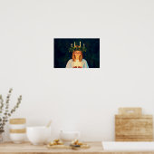 Licht der heiligen Lucia Poster (Küche)