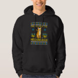 Licht der jüdischen Mewnorah Katze Menorah Ugly Ch Hoodie<br><div class="desc">Licht die jüdische Katze Mewnorah Menorah Ugly Chanukah.</div>