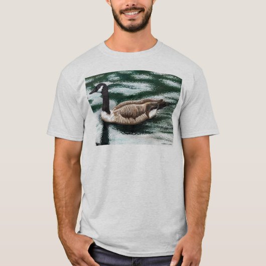 Licht "der kanadischen Gans" T-Shirt (Vorderseite)
