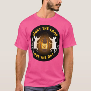 Licht der Lampenblase nicht die Ratte T-Shirt