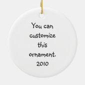 Licht der Mama-und des Vatis Leben-Verzierung Keramikornament (Hinten)