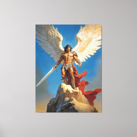 Licht der sieben Himmel Erzengel Michael Leinwanddruck (Vorderseite)