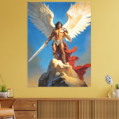 Licht der sieben Himmel Erzengel Michael Leinwanddruck (Insitu (Wohnzimmer))