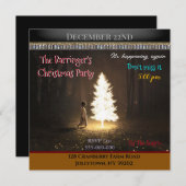 Licht der Weihnachtsfeiertage-Party Einladung (Vorne/Hinten)