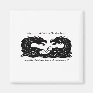 Licht der Welt Baby Jesus Christliches Design Magnet