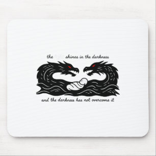 Licht der Welt Baby Jesus Christliches Design Mousepad